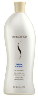 senscience balance shampoo 33 oz liter