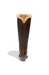 265 Born Aleksi Canoe Brown Shearling Knee High Tall Winter Boots Sz 