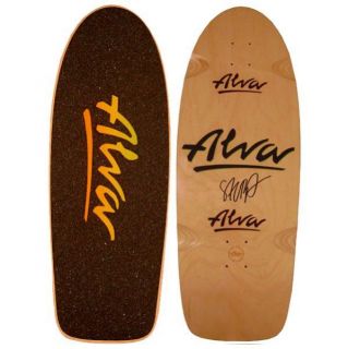 Alva Skates 1979 Steve Salba Alba 11 Reissue Skateboard Deck Black 