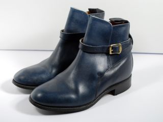 Womens Alfred Sargent Jodhpur Boot English Blue Leather Ankle Boots 5 