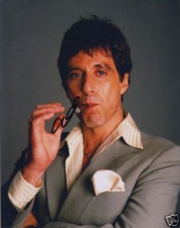 Al Pacino Signed Scarface Tony Montana Smoking Cigar
