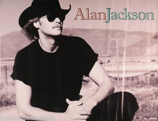 Alan Jackson 1992 A Lot About Livin Promo Poster
