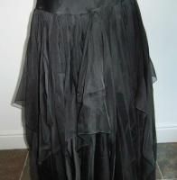 Akira Isogawa Black Silk Ladies Dress Size 3 Used Excellent Condition 