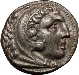 Alexander III The Great D 323BC Silver Greek Coin Amphipolis EF
