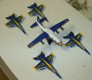  Tailwinds 6 Blue Angels Jets with Fat Albert C 130 Hercules