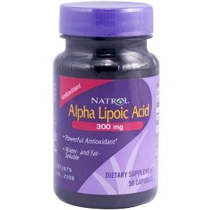 natrol alpha lipoic acid 300mg 50 caps 