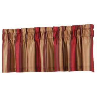 Allen Roth Red Alison Tailored Valance 55934