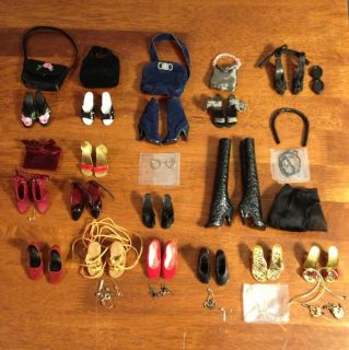   Alexander Alex Doll Shoes Purses And Accessories Lot From Alex Outfits