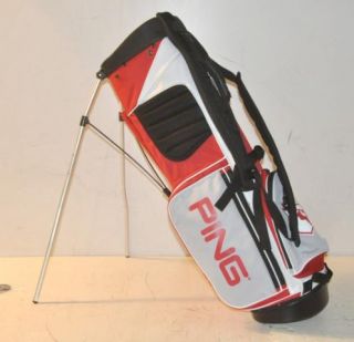 Ping Alton Cardinal Red White Golf Bag with Kick Stand
