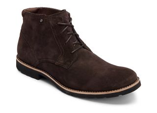 Rockport Mens Ledge Hill Casual Dress Boots Bitter Chocolate Suede 