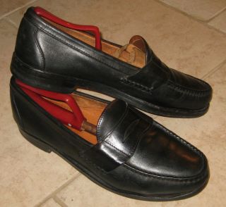 Allen Edmonds Blk All Leather Penny Loafers Wicklow sz 10 5 D