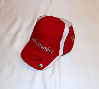 Fernando Alonso Autographed Scuderia Ferrari F1 Cap with COA