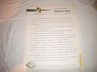 NFL Green Bay Packers 1968 Game Results Football News Vikings Lions 