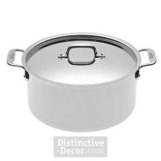 ALL CLAD STAINLESS STEEL d5 8 QUART STOCK POT