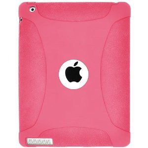 Amzer Silicone Skin Jelly Case for Apple iPad 2   Baby Pink (AMZ90798 