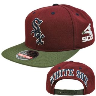 MLB American Needle Blockhead Earthtone Hat Cap Snapback Wool Chicago 