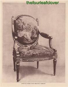 Furniture Antique Louis XV Chippendale Louis V 1916RARE