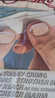 UP IN SMOKE CHEECH & CHONG MOVIE POSTER 1 Sheet 1978 ORIGINAL FOLDED 