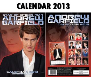 Andrew Garfield Calendar 2013 Free Andrew Garfield Keyring Spider Man 