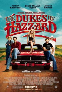 Dukes of Hazzard Movie Poster 2 Sided Original 27x40