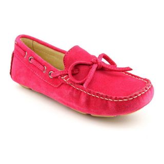 Amiana 15 A0460 Youth Kids Girls Size 12 Pink Regular Suede Moccasins 