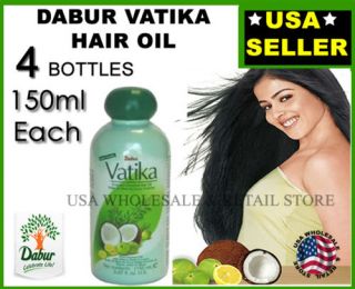 7oz Dabur Vatika Hair Oil Coconut Amla Henna Lemon