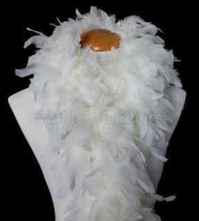 100g Ivory / Cream Chandelle Feather Boa, for wedding, Cynthias 