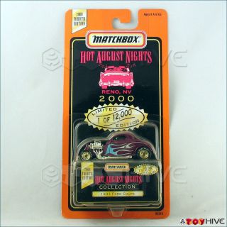 Matchbox 1933 Ford Coupe Hot August Nights limited edition new sealed 