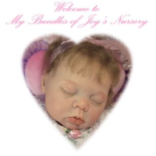 Anne Geddes Sleeping Reborn Baby Girl Doll 3 4 Limbs OOAK