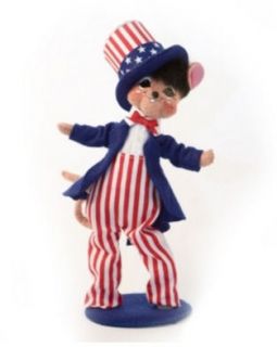 Annalee Doll 4th of July Patriotic Uncle Sam Mouse 10
