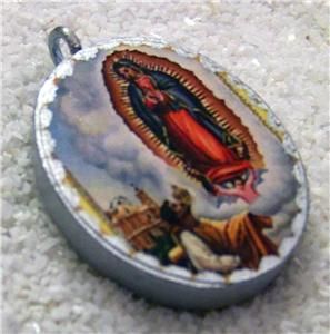 Juan Diego Lady Guadalupe Image Artisan Pendant Mexico