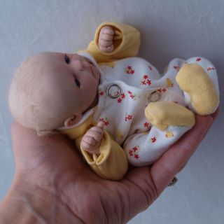   DREAMS OOAK MINI CLAY SCULPT Baby Boy Doll Reborn Artist Ruth Annette