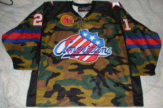   2007 08 Rochester Americans Military Jersey Marc Andre Gragnani