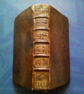 1727 ANTIQUE BOOK BIBLE APOCALYPSE NEW TESTAMENT EPISTLES CHRISTIANITY 