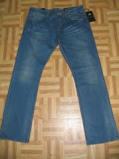 jack jones distressed denim blue jeans 38 34 nwt jj75