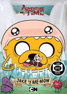 Adventure Time Jake vs. Me Mow DVD   new/sealed with Finn hat