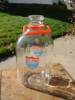 collectible 1 2 gal vintage all star dairies milk bottle