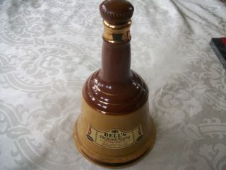 BELLS SCOTCH WHISKY, BELL SHAPED 26 & 1/2 OZS DECANTER BY WADE, PERTH 