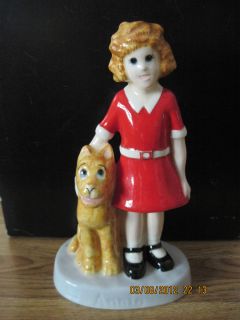 Annie Sandy Vintage 70s Figurine Large Ceramic Must See Rare