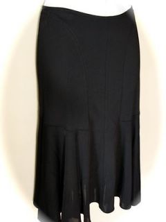 Azzedine ALAIA PARIS Skirt BLACK Tulip Fitted SEXY Chic Made in Italy 