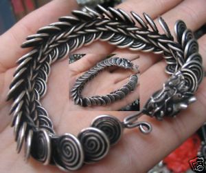 tibet silver men s dragon shaped bracelet from china time