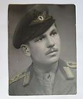 WWII ROYAL BULGARIAN AIR FORCE PILOT in UNIFORM MILITARY LARGE TINTED 