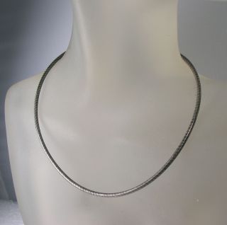   925 STERLING SILVER Retired Snake Chain Bracelet Necklace VTG Jewelry
