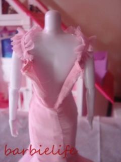 2007 Pink Hope Barbie Dress Only Good Condition OOAK Model Muse Barbie 