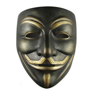 New Fashion Resin V For Vendetta Guy Fawkes Costume Mask Halloween 