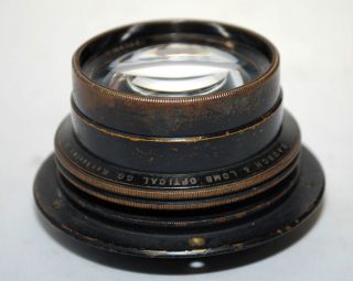 1903 Bausch & Lomb Zeiss Tessar 5X7 Brass Lens Series 1 Large Format 