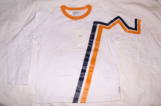 Armani Junior Brand New Long Sleeve White Shirt Boys Girls Size 6 7 8 