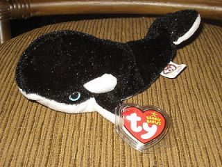 anchor ty beanie baby whale mint