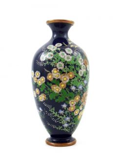 cloisonne vase origin asia japan medium cloisonne form container vase 