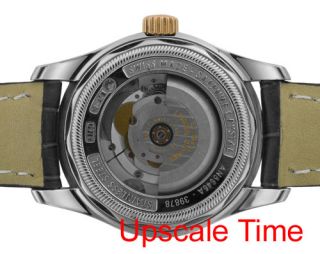 Armand Nicolet M02 Big Date 18K Gold Bezel Mens Luxury Watch 8646A GR 